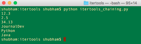 python itertools chain