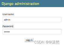 django管理员界面