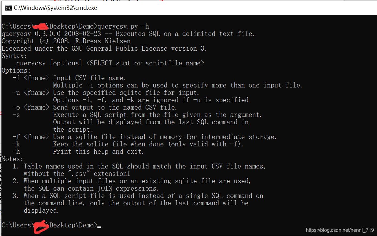 querycsv.py 使用Sql语句查询csv文件_python使用sql分析csv-CSDN博客