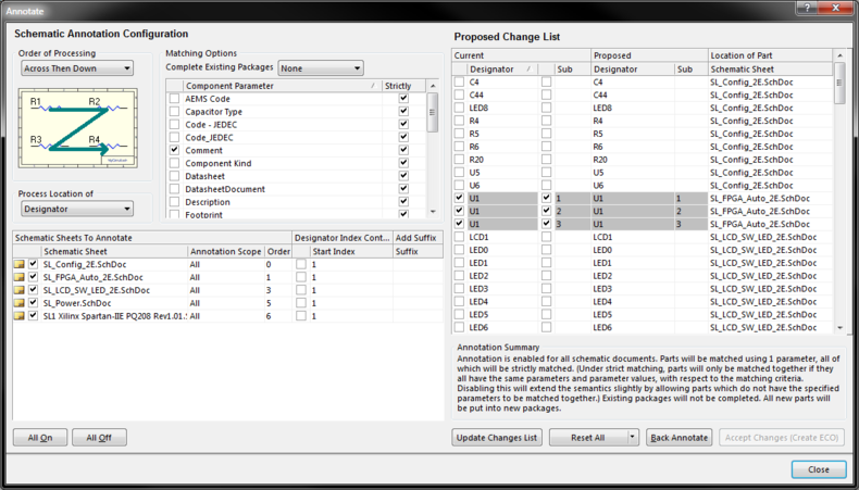 altium annotate 选项设置 complete existing packages-CSDN博客