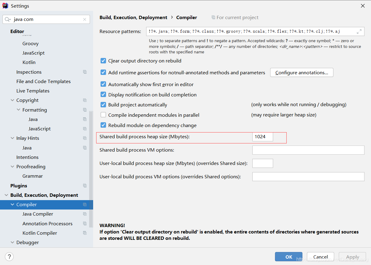 Error:java: Compilation failed: internal java compiler error 解决办法 ...