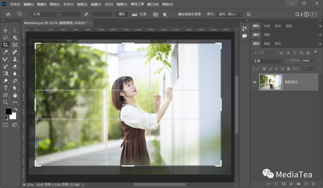 Ps:裁剪工具插图3 df2a8895b793a270e2ba036641cec6ab.png