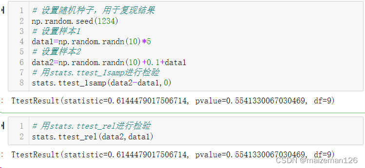 python统计分析——双样本均值比较_python 均值差异检验-CSDN博客