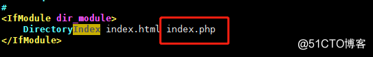 apache与PHP结合，apache默认虚拟机
