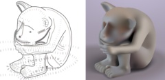 Demo of freeform vector graphics