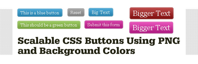 CSS Navigation and buttons tutorial