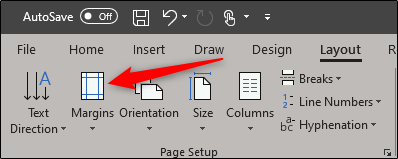 Select margins in layout group