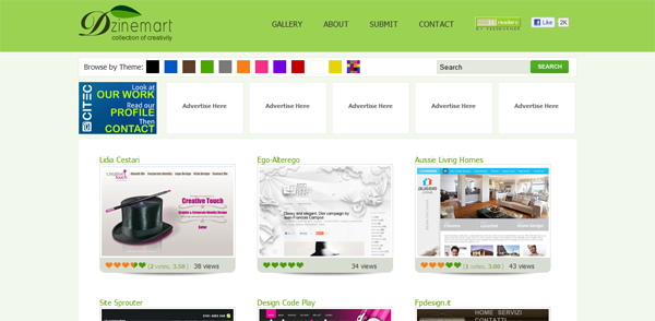 25 Best CSS Web Design Showcase Directories