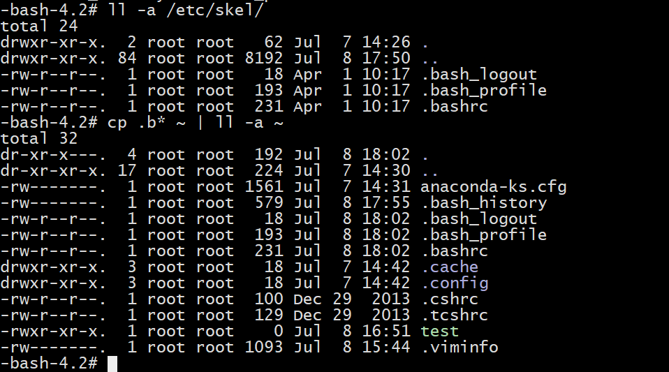 解决llinux登录显示bash-4.2问题