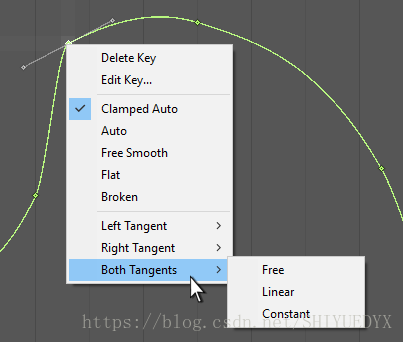 AnimationCurveTangentTypes