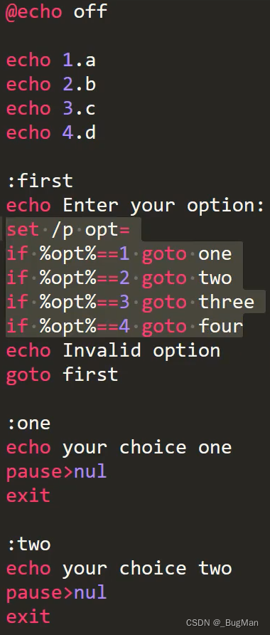【bat】批处理脚本大全