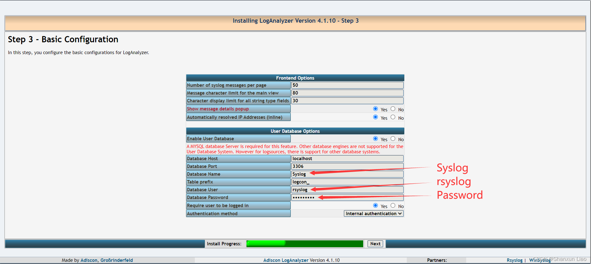 Install Rsyslog Install Configure LogAnalyzer with Rsyslog On CentOS 7_jpgraph error ...