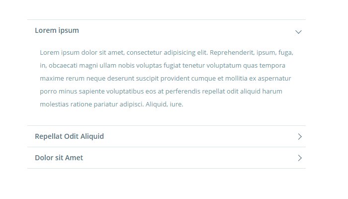 clean white sexy typography accordion open source