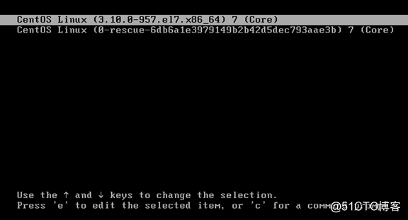 CentOS7.6破解root口令之方法一