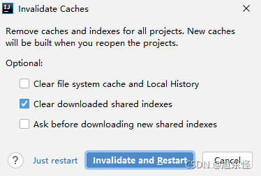 解决IDEA一直UPDATING INDEX问题