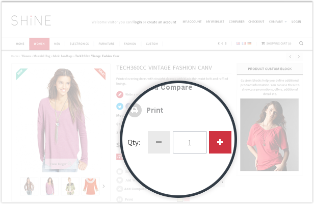 Smart Quantity Changer