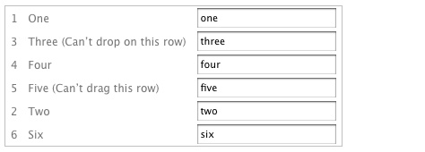 jquery tables