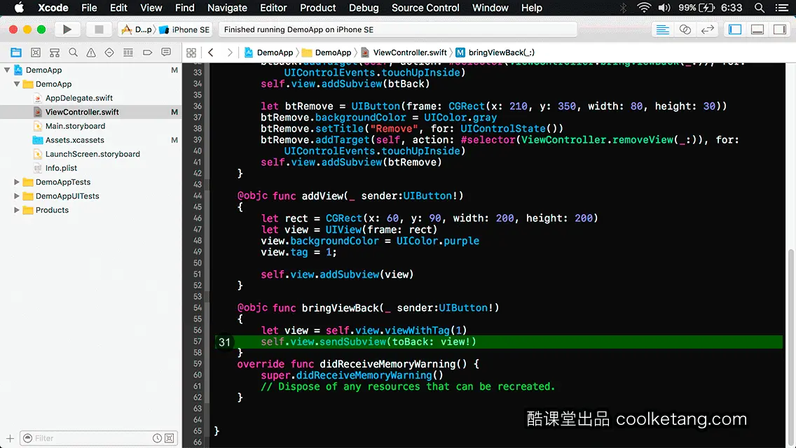 互动教程 for Xcode9 & Swift4-酷课堂