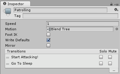 AnimatorTransitionNameInState