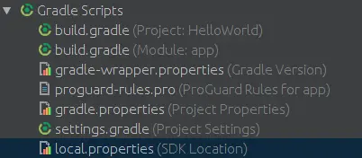 Gradle Scripts 目录结构