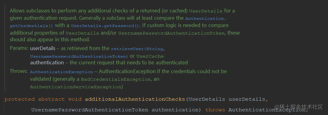 additionalAuthenticationChecks