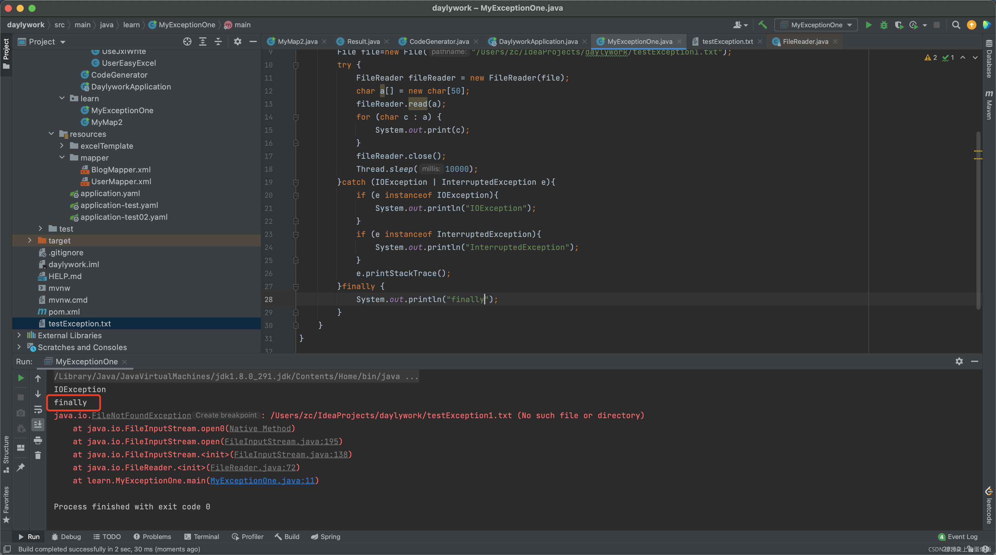 Java的Exception_throws ioexception和throws exception-CSDN博客