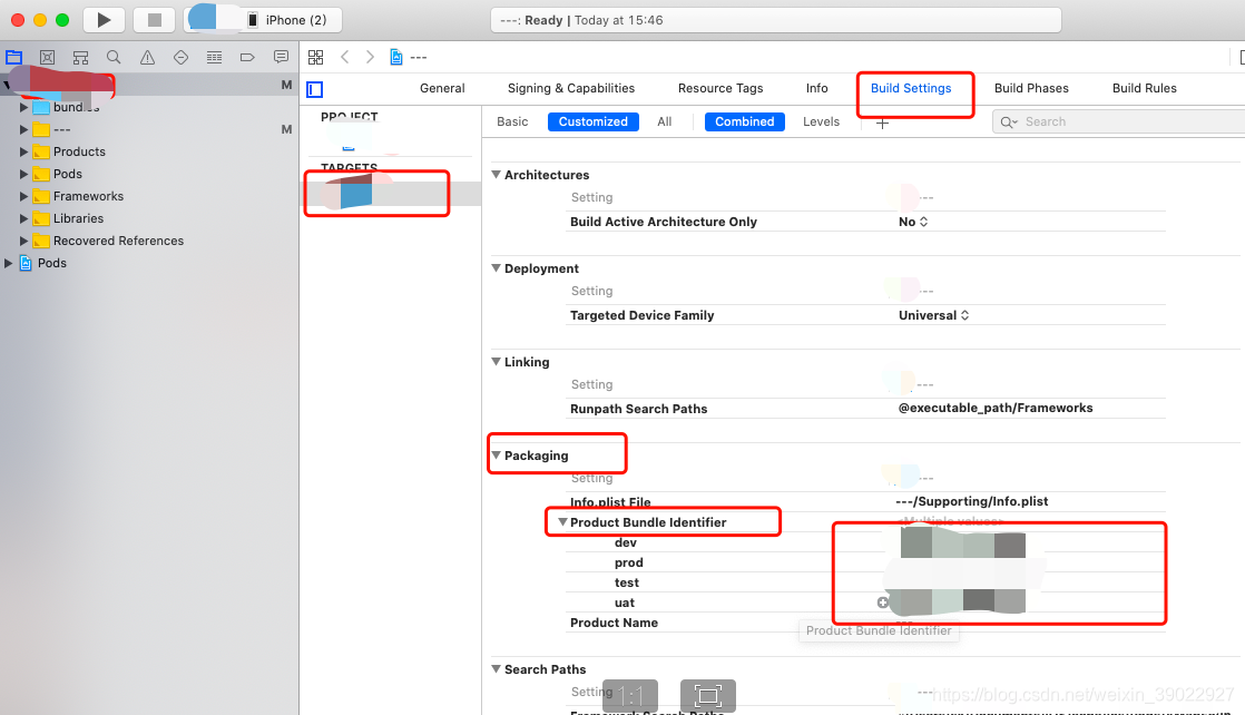 Blueprint Xcode Xcode scheme 配制多环境_xcode -target-build settings - user-defined-CSDN博客
