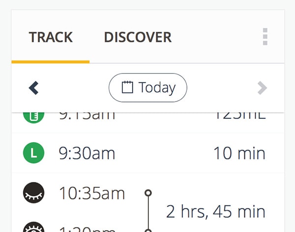Feed & Sleep Tracker