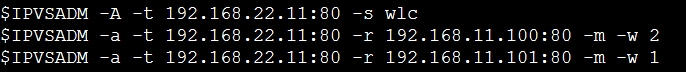 Linux下LVS搭建负载均衡集群