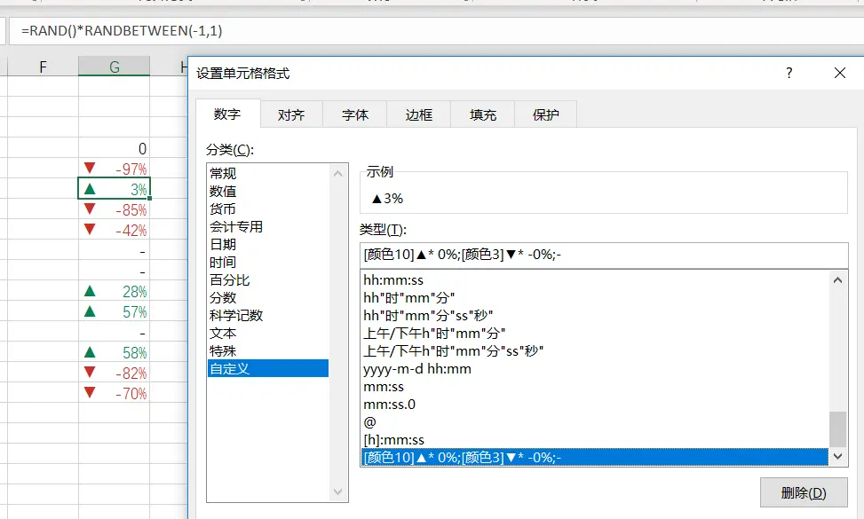 精致的可视化,用数字格式完成