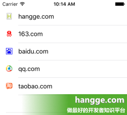 原文:Swift - 异步加载各网站的favicon图标，并在单元格中显示