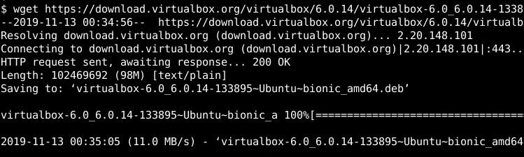 VirtualBox Ubuntu Deb Package