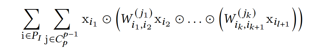 order-p interaction