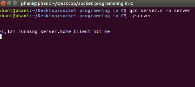 Socket Programming in C 1