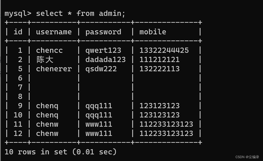 Flask+前端+MySQL案例--新增用户,查询所有用户_flask前端查询-CSDN博客