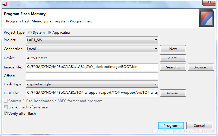 debugging fsbl using the vitis debugger — embedded... Vitis工具生成启动映像-CSDN博客
