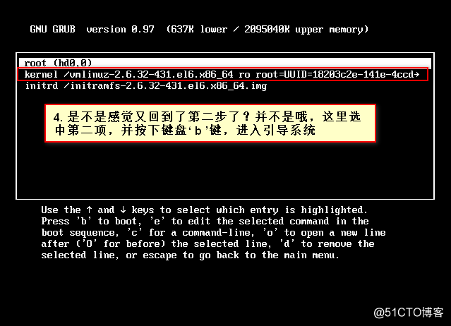 在RedHat 6.5 下重置 root 密码