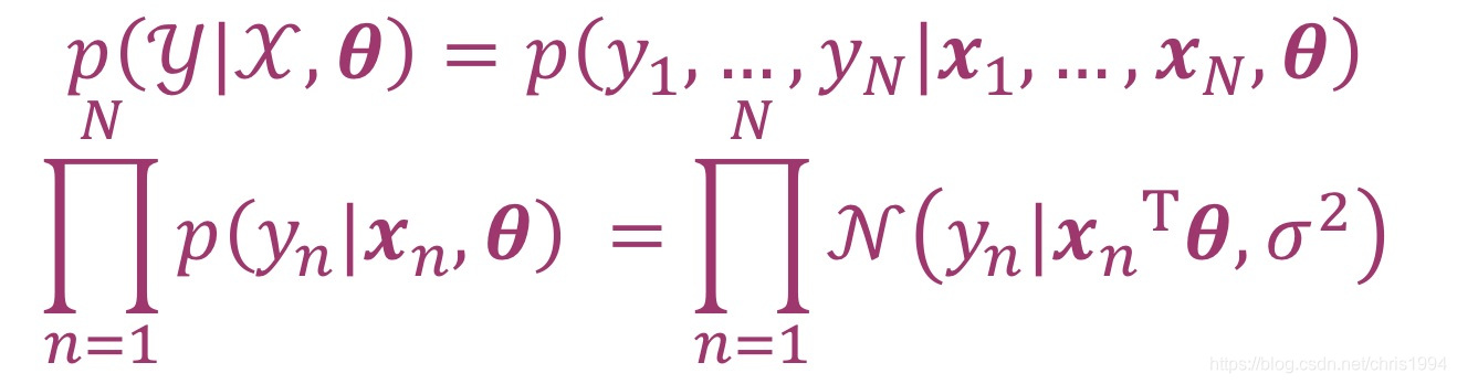 n个点的似然概率