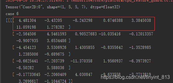 这里一个红框框里的数代表高度宽度二维里面的一个数,这里这么多个数就是为channel留的一个维度
