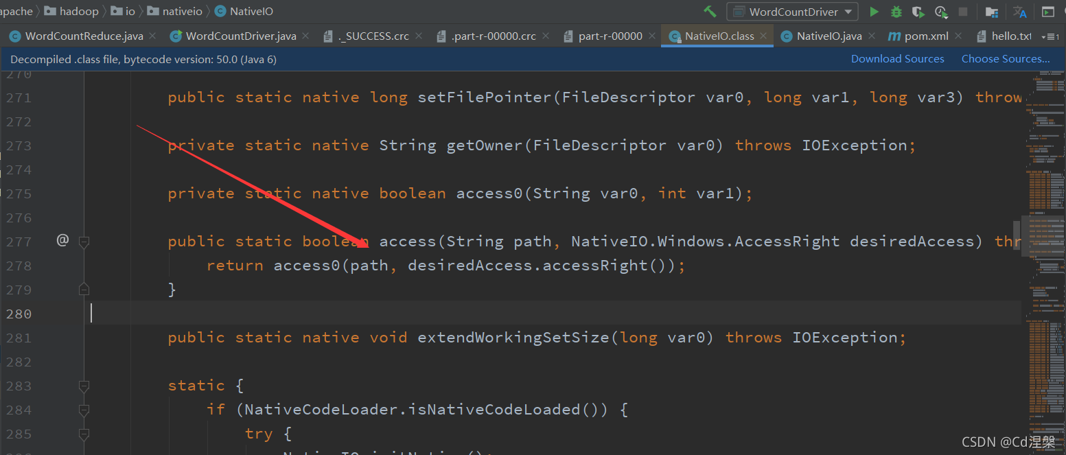 IDEA遇到Exception in thread “main“ java.lang.UnsatisfiedLinkError: org ...