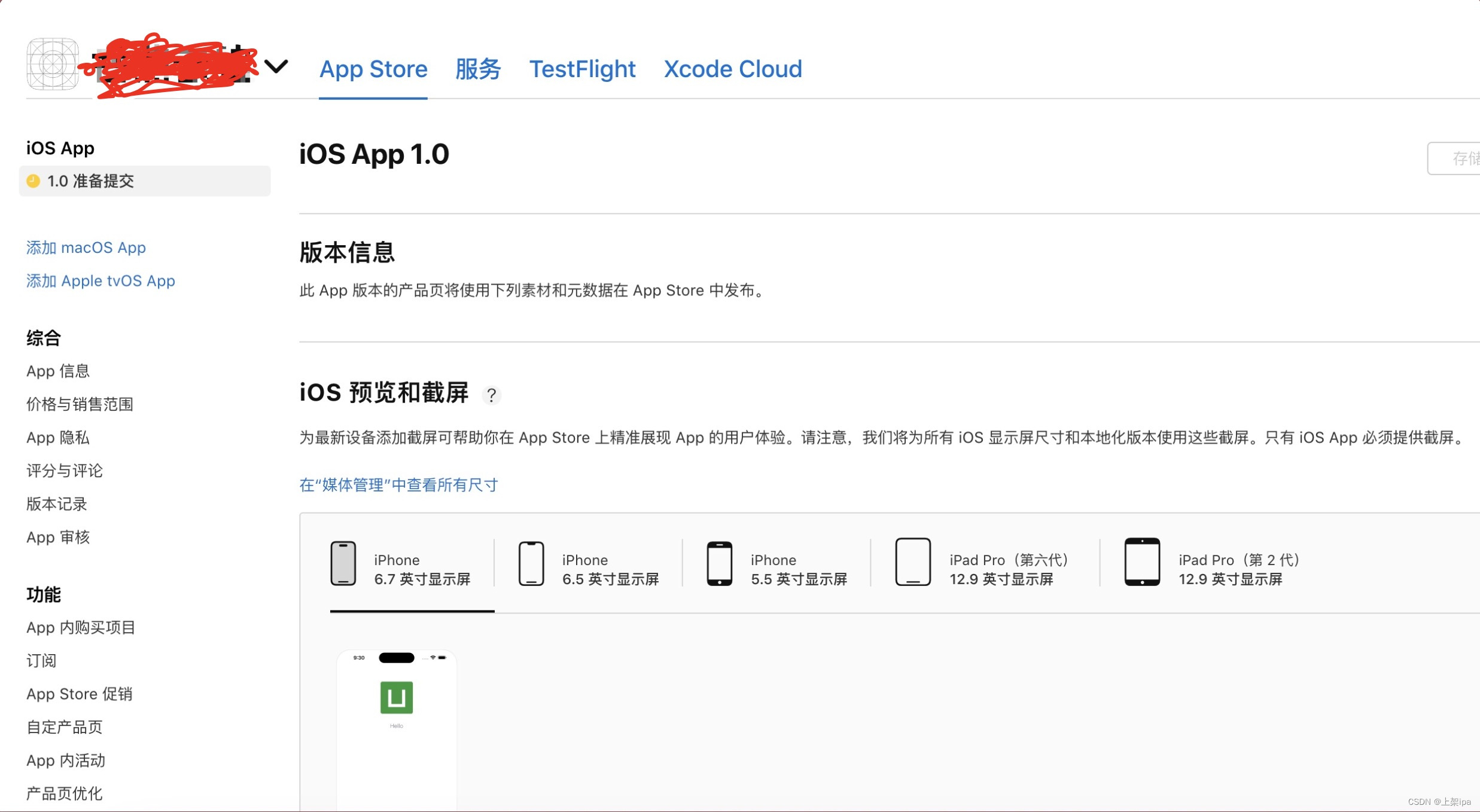 iOS App上传到苹果应用市场构建版本的图文教程_ios上传构建版本-CSDN博客