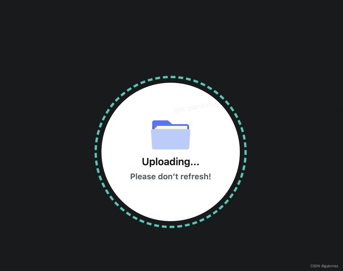 uploading
