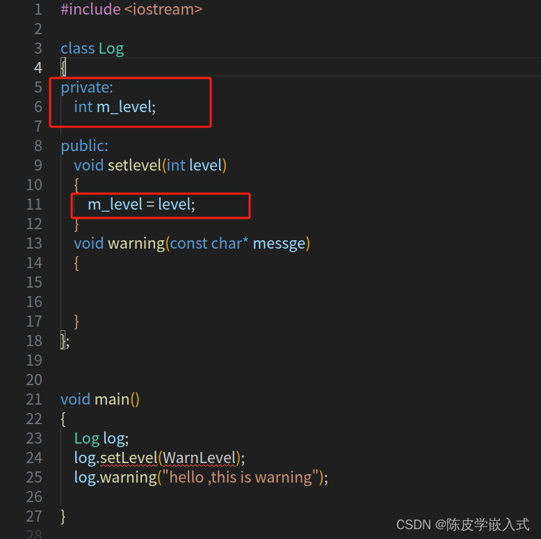 P11 如何写一个C++类 Log日志基础_c++ log-CSDN博客