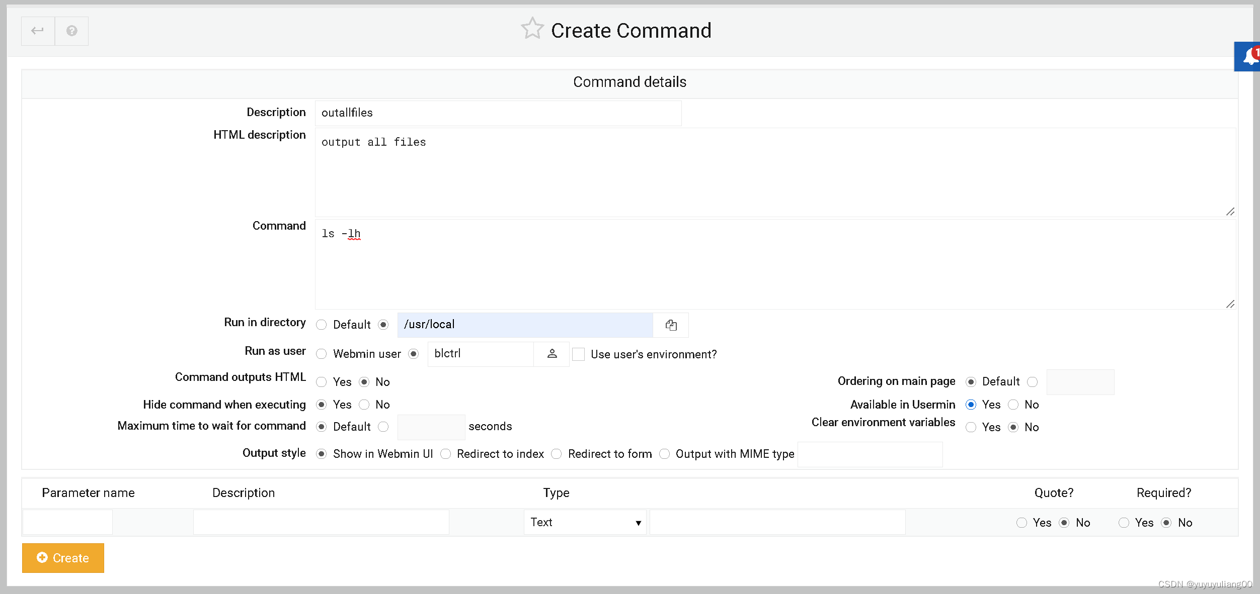 Webmin -- Custom Commands模块_webmin自定义模块-CSDN博客