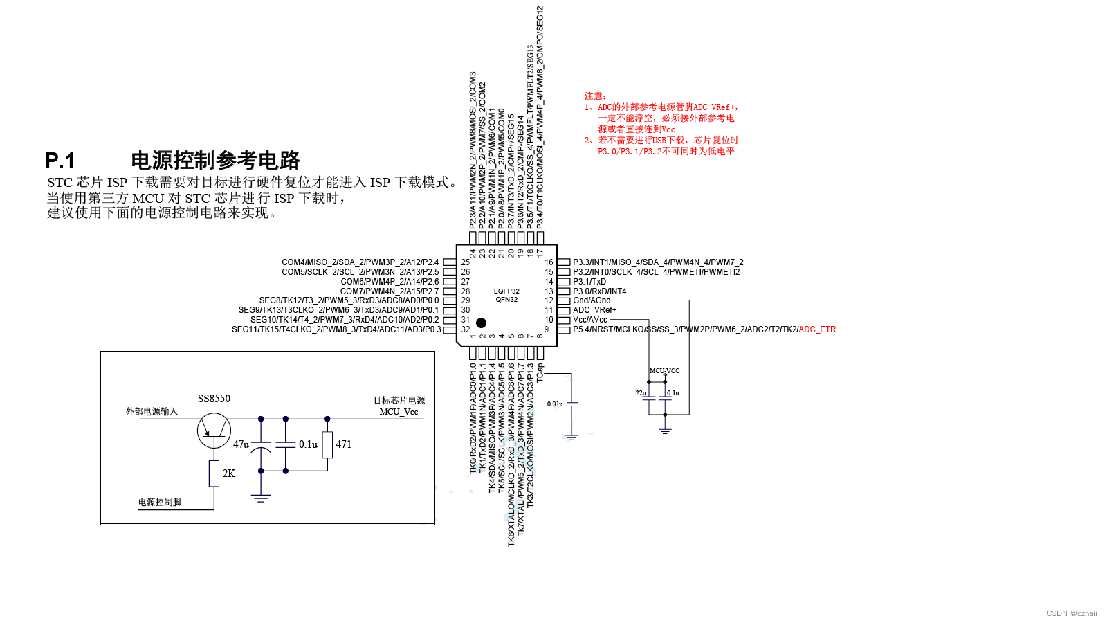 STC8H IO口说明和下载电路图 及仿真步骤_stc8下载电路-CSDN博客