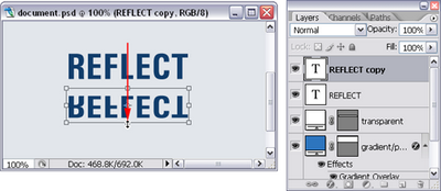 Figure 17. Transforming our duplicated text