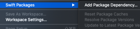 Xcode11 Swift Package Manager