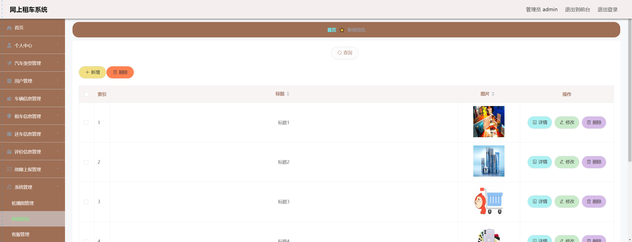 管理员-新闻管理
