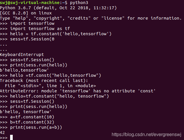 在Ubuntu 18.04下安装TensorFlow遇到问题释疑_ubantu18.04安装tensorflow-2.4.1显示版本不可用 ...