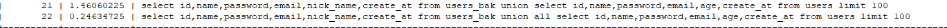 explain sql分析